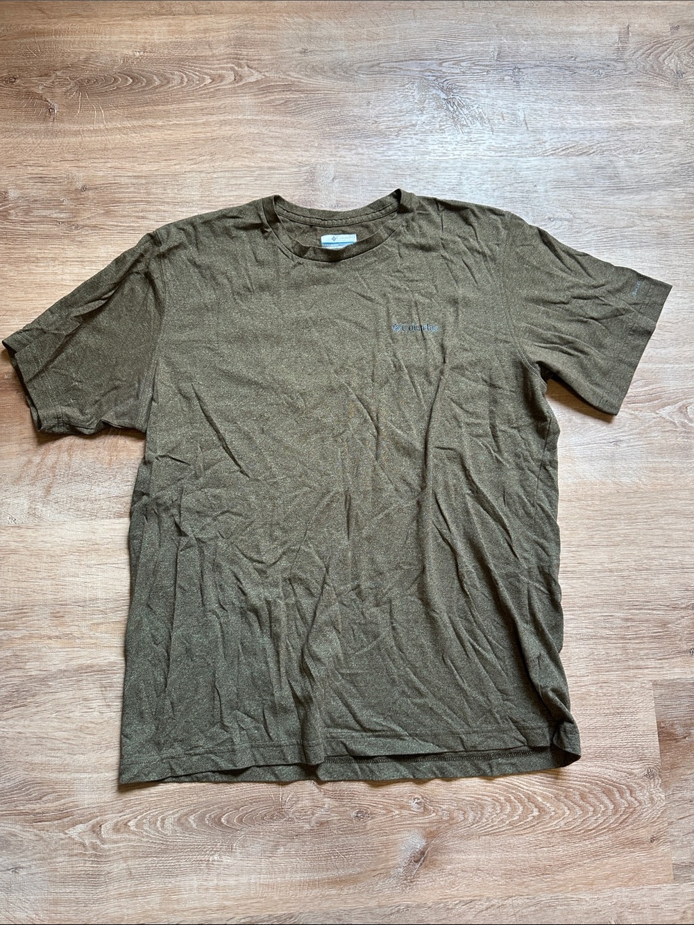 Columbia Men's Olive Crew Neck T-Shirt